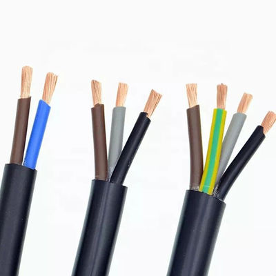 chất lượng  PVC Insulated Rubber Sheathed Flexible Cable 2 Core Fire Retardant nhà máy